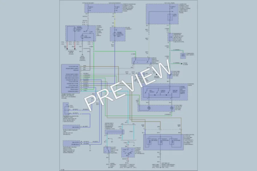 2001 Honda Accord Cruise Control wiring diagram preview