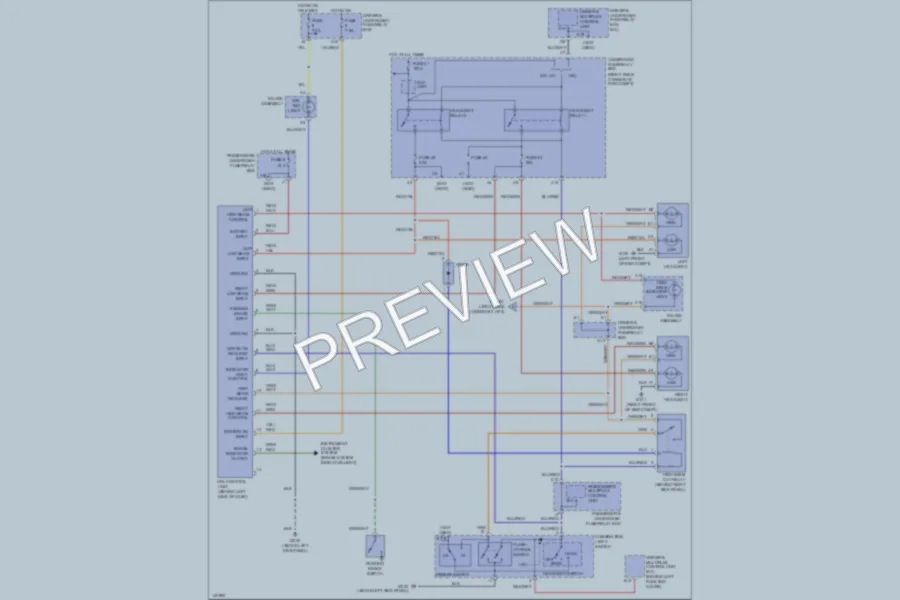 2001 Honda Accord Headlights wiring diagram preview
