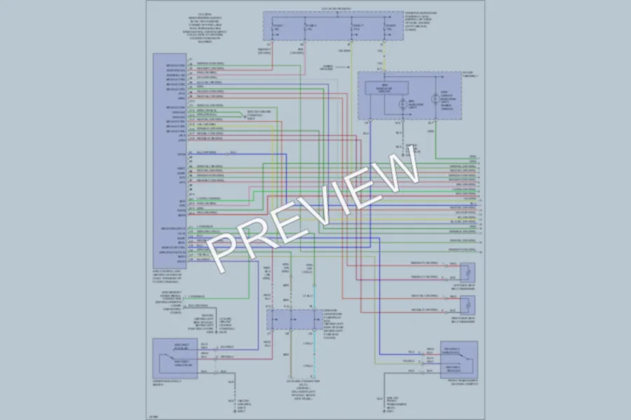 2001 Honda Accord Supplemental Restraints wiring diagram preview