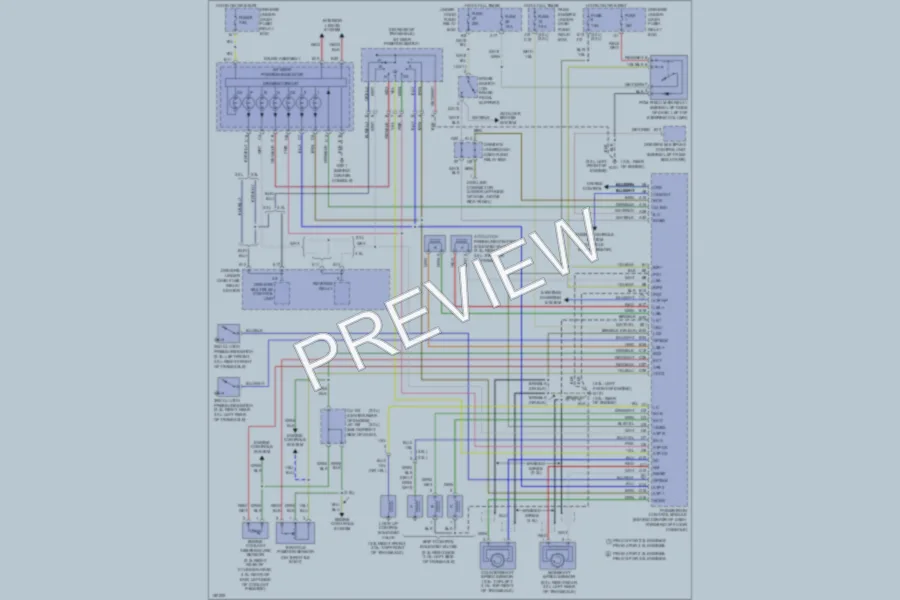 2001 Honda Accord Transmission wiring diagram preview
