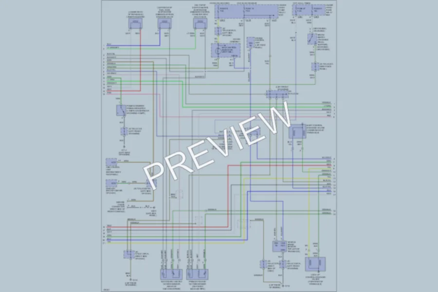 2001 Honda CRV Engine Performance wiring diagram preview