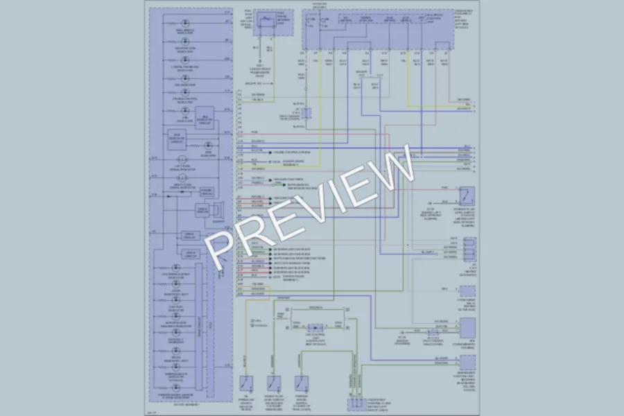 2001 Honda Civic Instrument Cluster wiring diagram preview