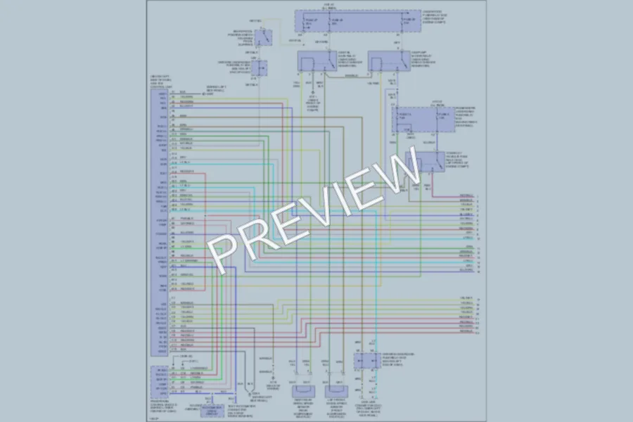 2001 Honda Odyssey Anti Lock Brakes wiring diagram preview