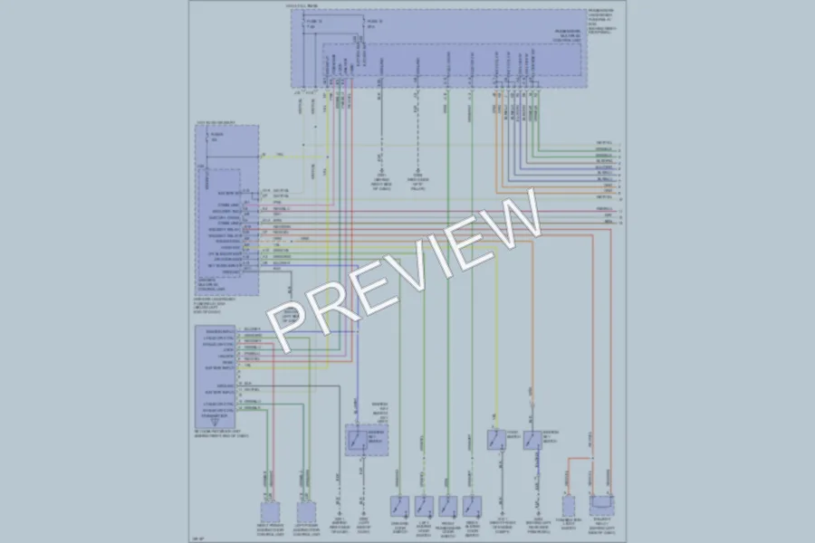 2001 Honda Odyssey Anti Theft wiring diagram preview
