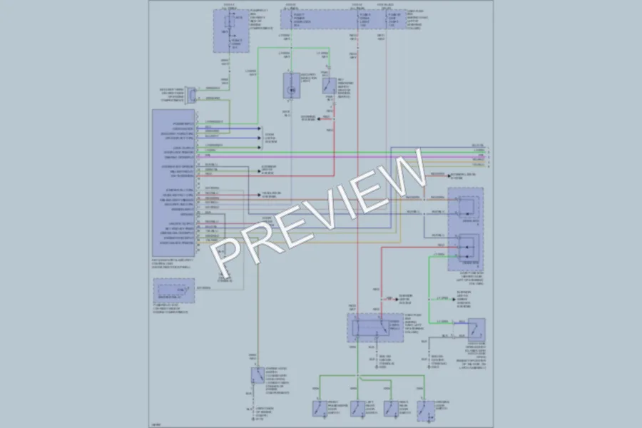 2001 Honda Passport Anti Theft wiring diagram preview