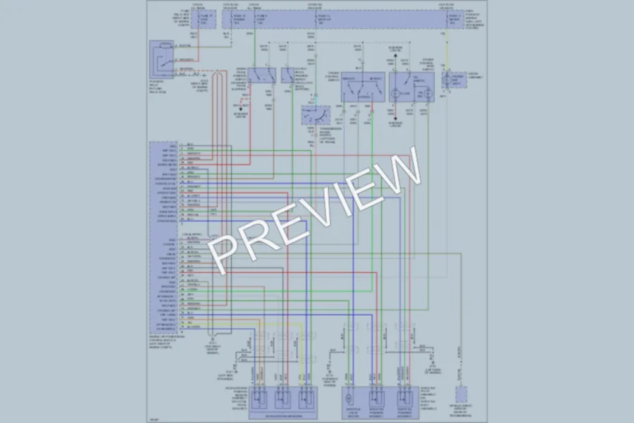 2001 Honda Passport Cruise Control wiring diagram preview