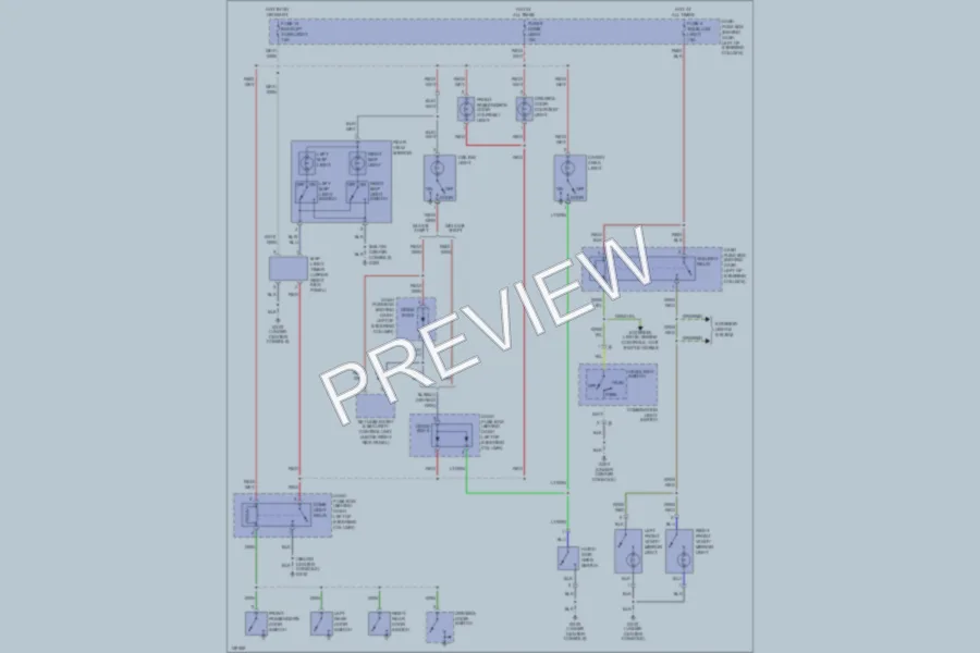 2001 Honda Passport Interior Lights wiring diagram preview
