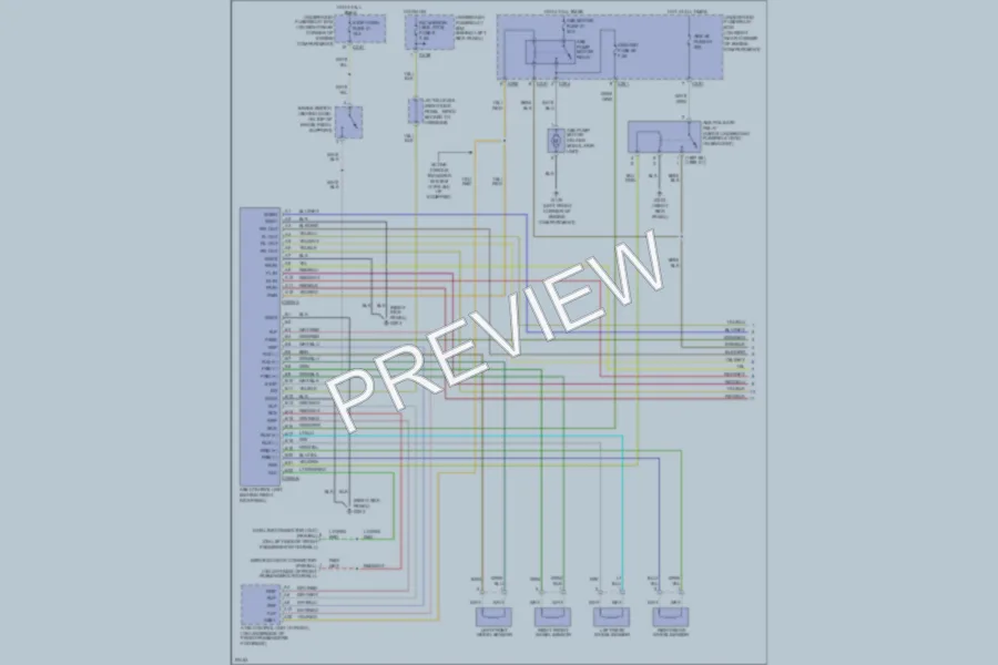 2001 Honda Prelude Anti Lock Brakes wiring diagram preview