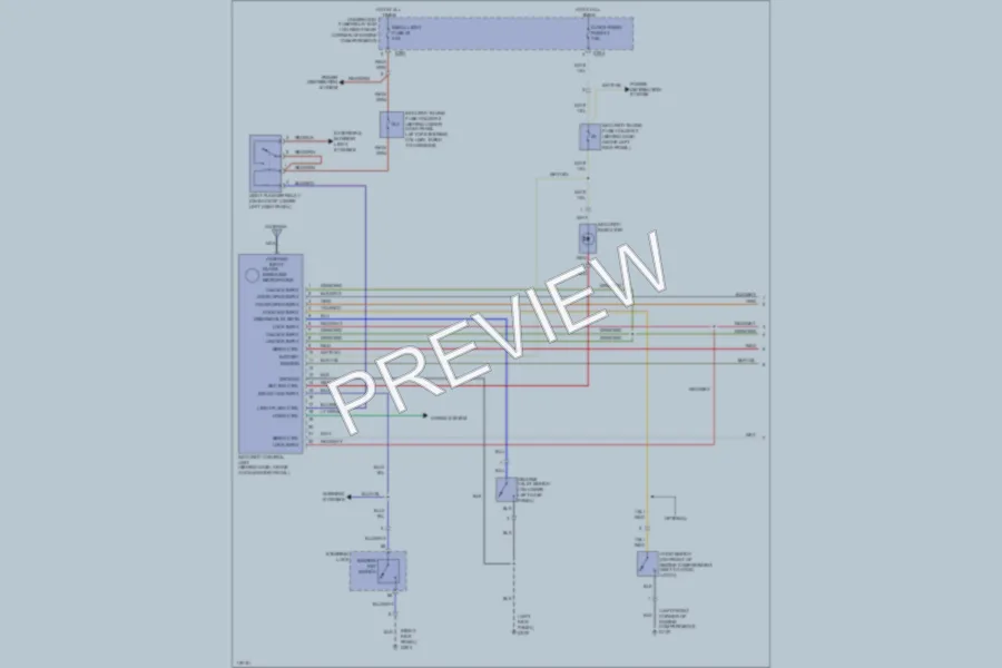 2001 Honda Prelude Anti Theft wiring diagram preview