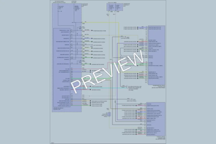 2001 Honda Prelude Body Computer wiring diagram preview