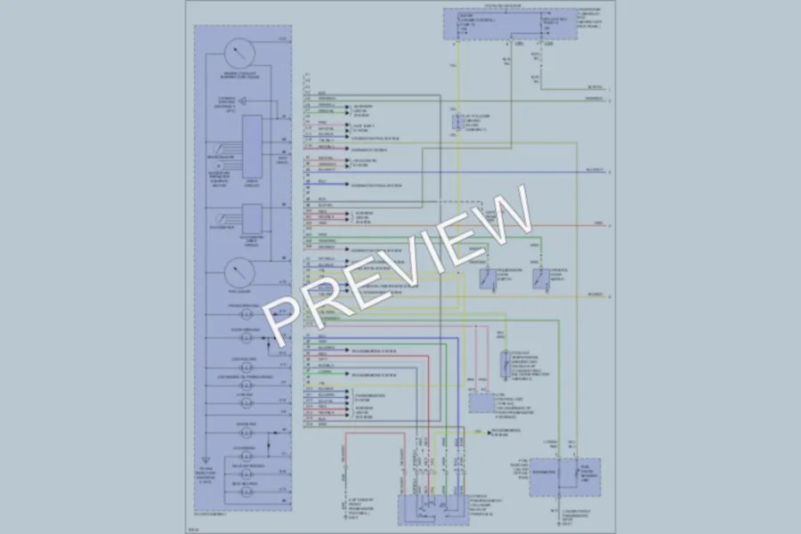 2001 Honda Prelude Instrument Cluster wiring diagram preview
