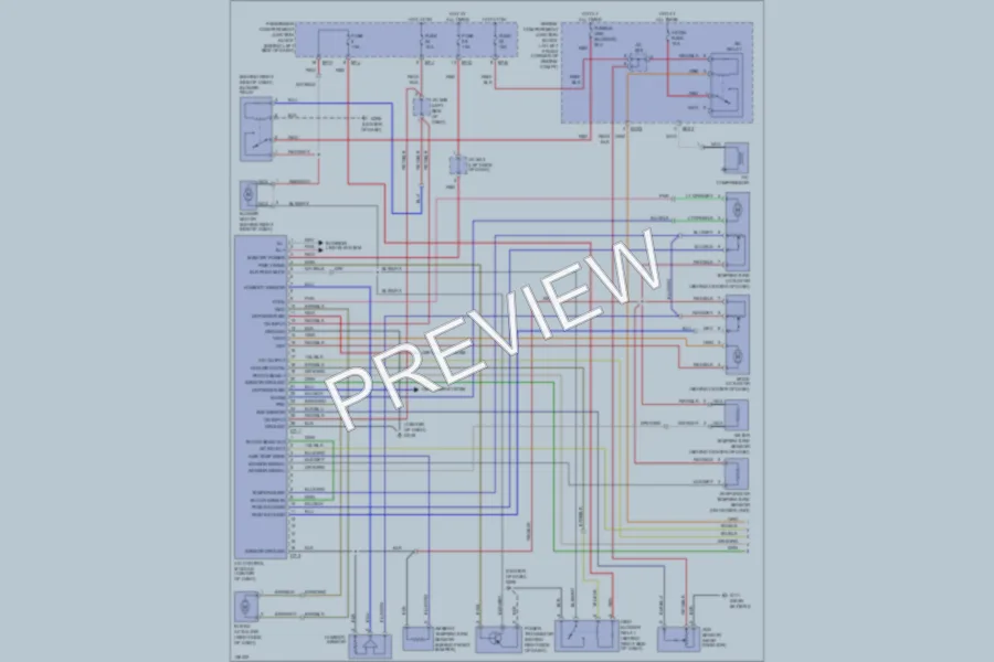 2001 Hyundai Elantra Air Conditioning wiring diagram preview