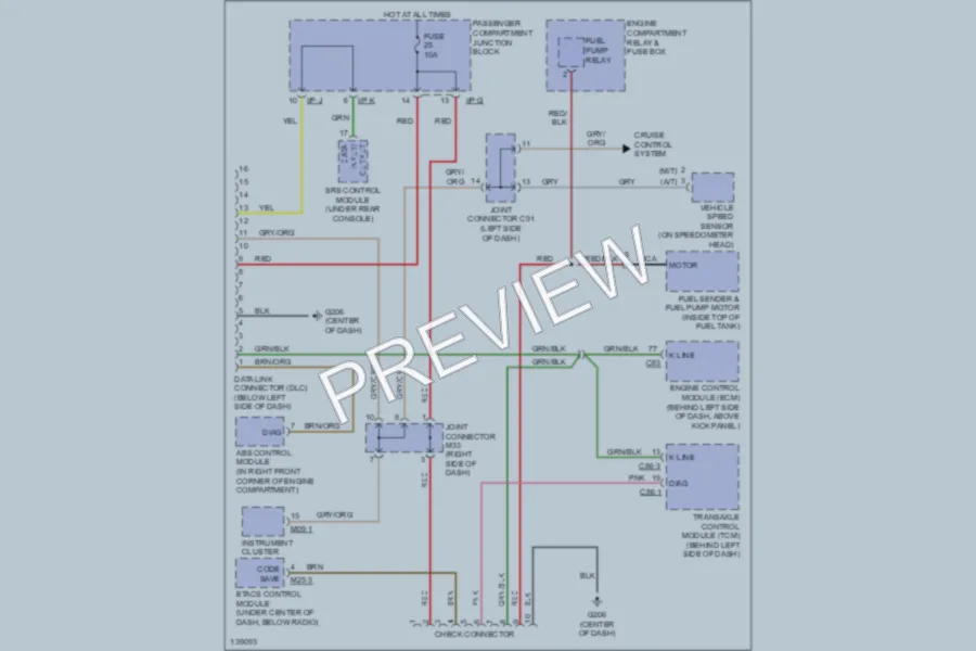 2001 Hyundai Elantra Computer Data Lines wiring diagram preview
