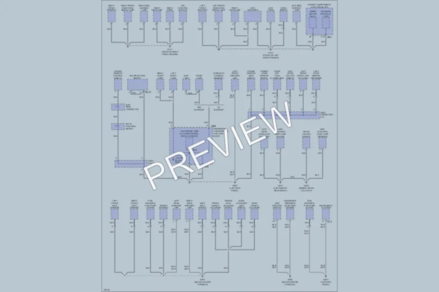2001 Hyundai Sonata Ground Distribution wiring diagram preview