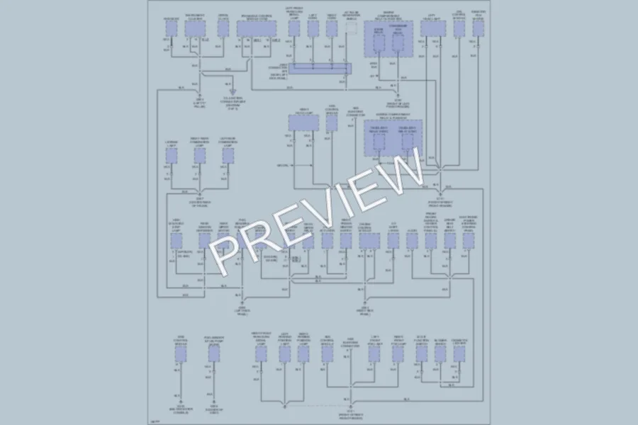 2001 Hyundai Tiburon Ground Distribution wiring diagram preview
