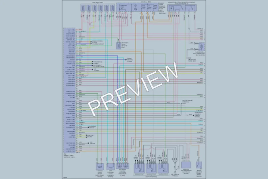 2001 Hyundai XG300 Engine Performance wiring diagram preview