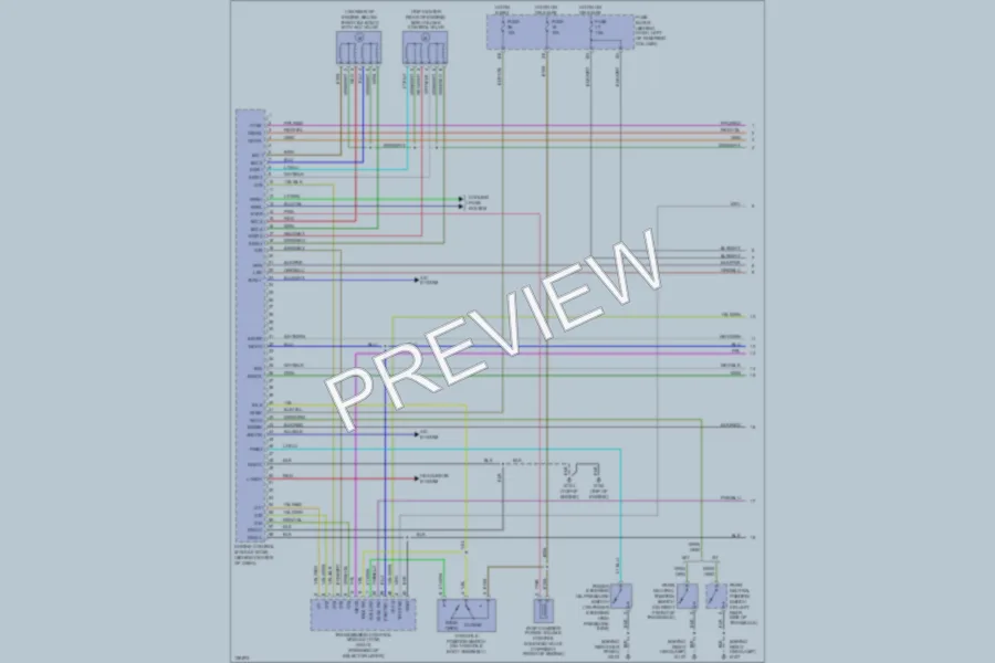 2001 Infiniti G20 Engine Performance wiring diagram preview