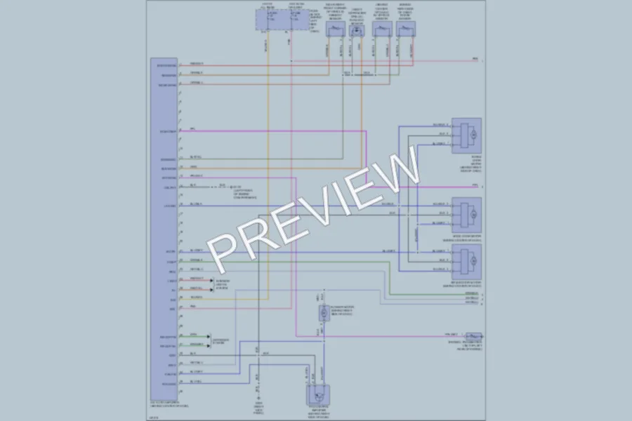 2001 Infiniti I30 Air Conditioning wiring diagram preview