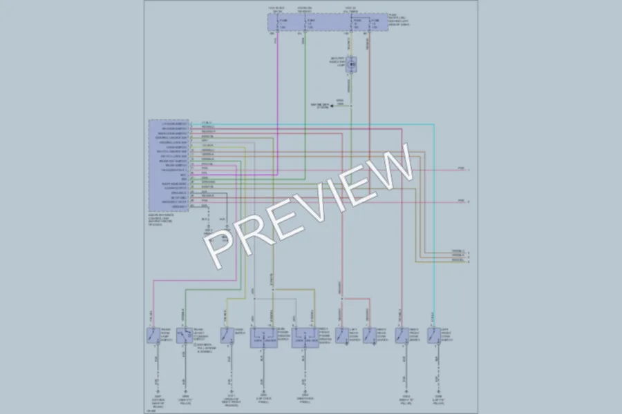 2001 Infiniti I30t Anti Theft wiring diagram preview