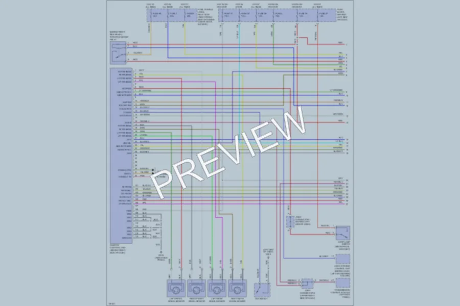 2001 Infiniti Q45 Anti Lock Brakes wiring diagram preview