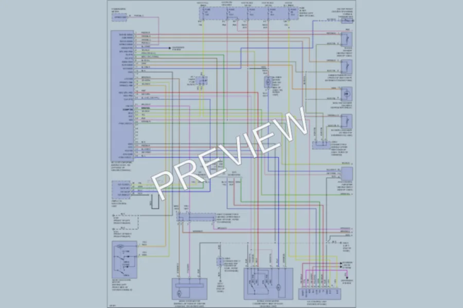 2001 Infiniti Q45t Air Conditioning wiring diagram preview