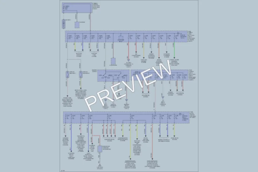 2001 Infiniti Q45t Power Distribution wiring diagram preview