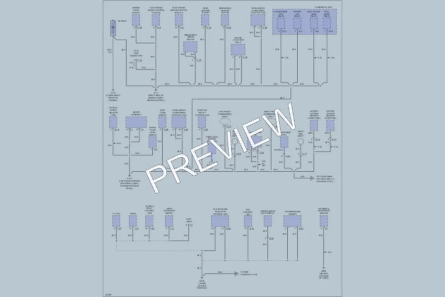 2001 Isuzu RodeoSport Ground Distribution wiring diagram preview