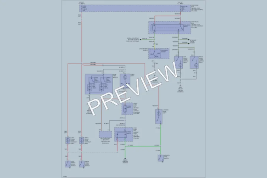 2001 Isuzu RodeoSport Interior Lights wiring diagram preview