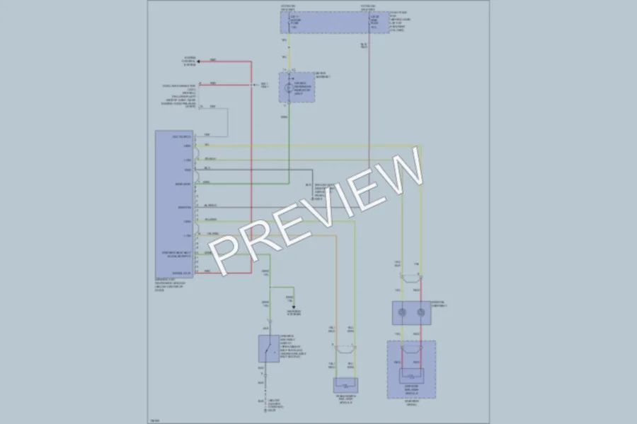 2001 Isuzu RodeoSport Supplemental Restraints wiring diagram preview
