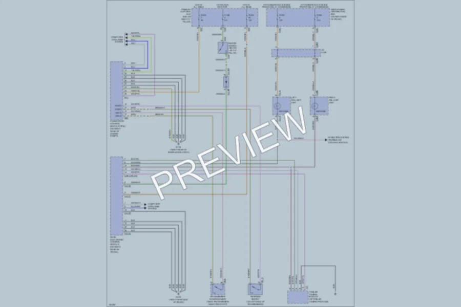 2001 Jaguar SType Exterior Lights wiring diagram preview