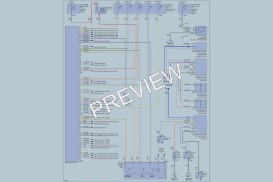 2001 Jaguar SType Instrument Cluster wiring diagram preview
