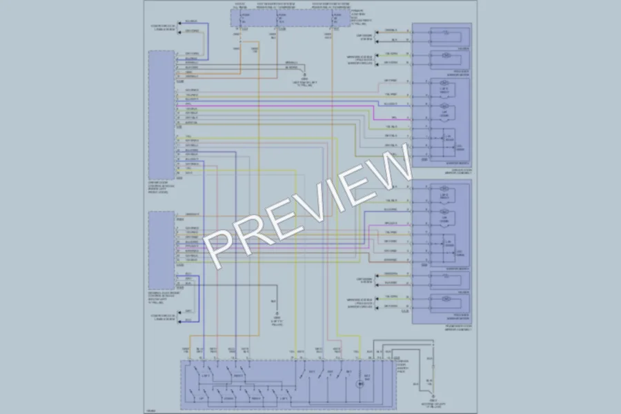 2001 Jaguar SType Memory Systems wiring diagram preview