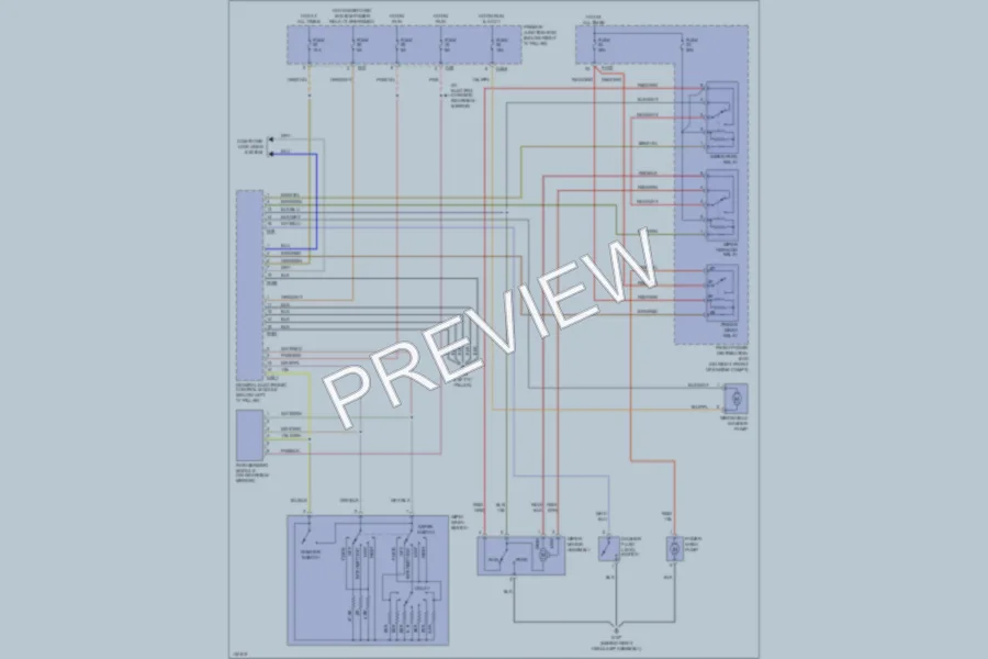 2001 Jaguar SType Wiper Washer wiring diagram preview