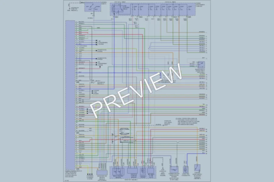 2001 Jaguar VandenPlas Engine Performance wiring diagram preview