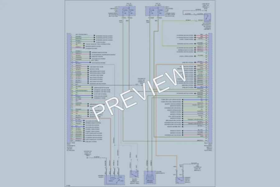 2001 Jaguar XJ8L Body Control Modules wiring diagram preview