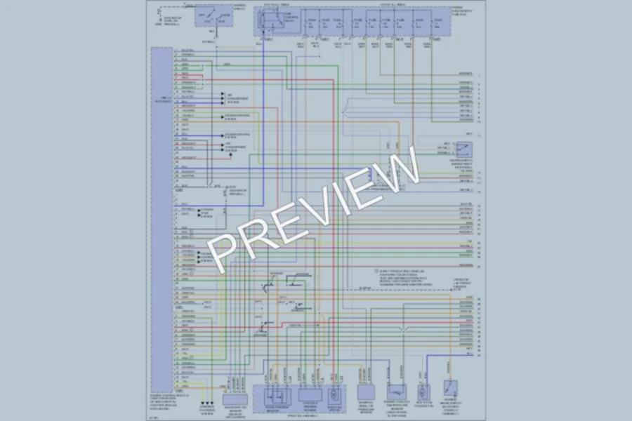 2001 Jaguar XJR Engine Performance wiring diagram preview