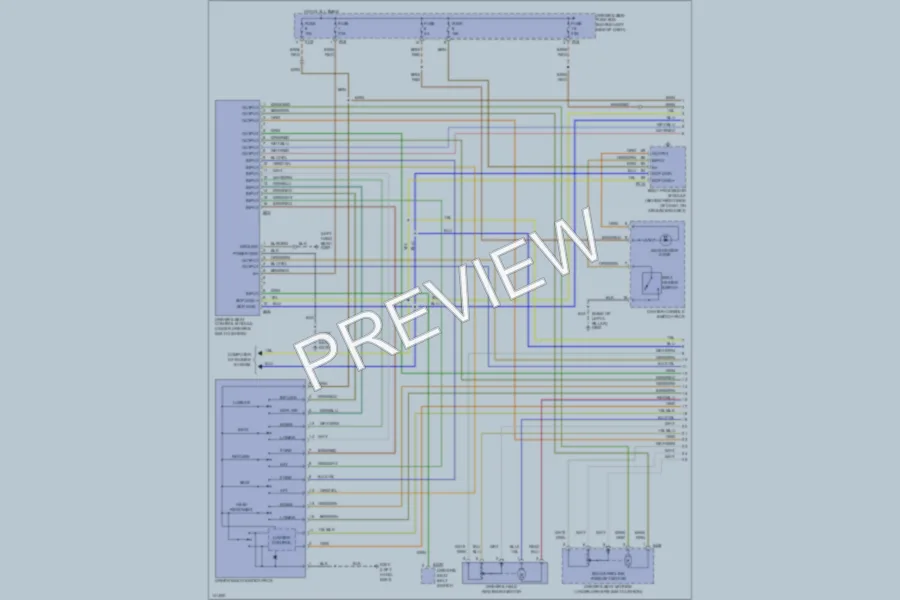2001 Jaguar XK8 Memory Systems wiring diagram preview