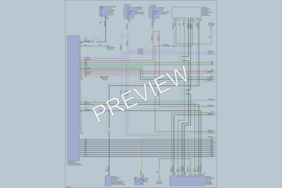 2001 Jaguar XK8 Navigation wiring diagram preview