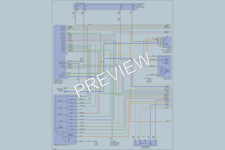 2001 Jaguar XKR Power Seats wiring diagram preview