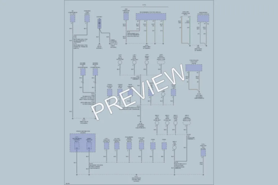 2001 Jeep GrandCherokee Ground Distribution wiring diagram preview