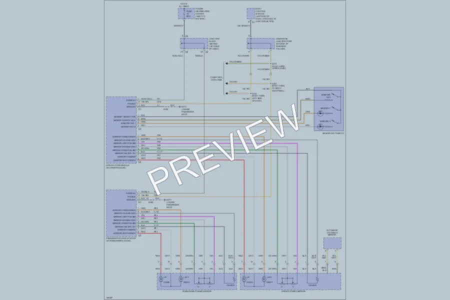 2001 Jeep GrandCherokee Memory Systems wiring diagram preview