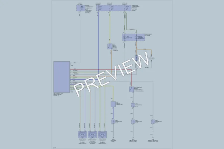 2001 Kia Sportage Anti Lock Brakes wiring diagram preview