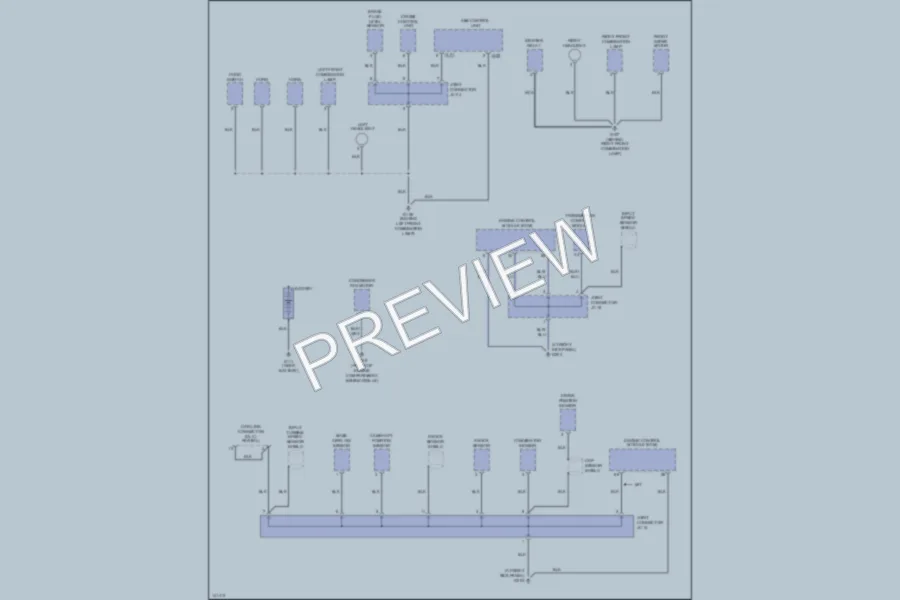 2001 Kia Sportage Ground Distribution wiring diagram preview
