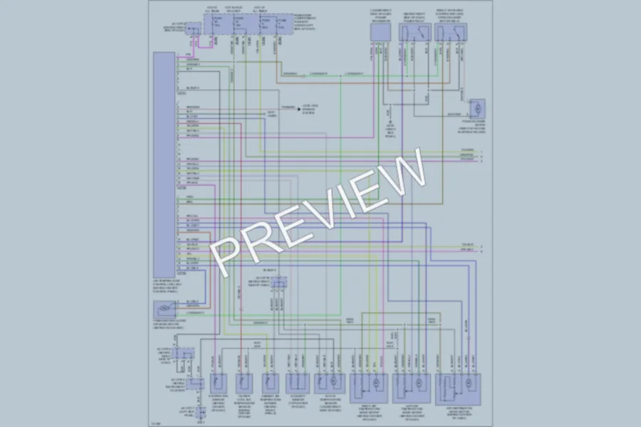 2001 LandRover Discovery Air Conditioning wiring diagram preview
