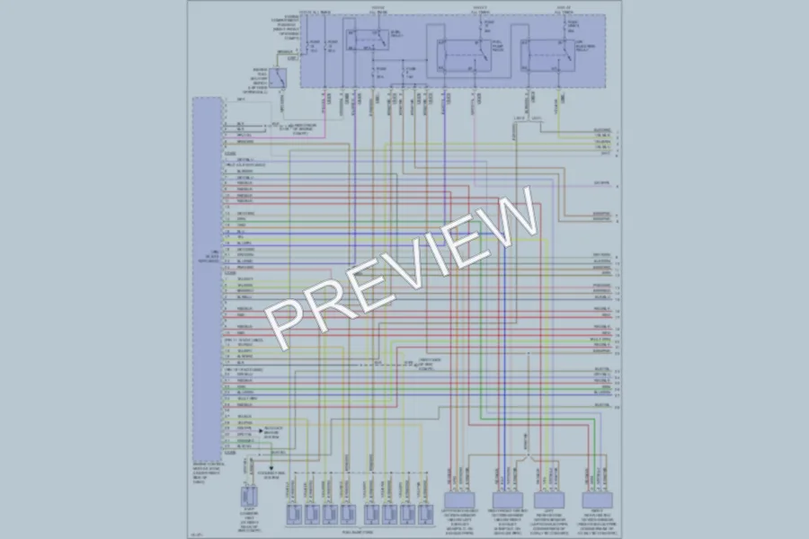 2001 LandRover Discovery Engine Performance wiring diagram preview