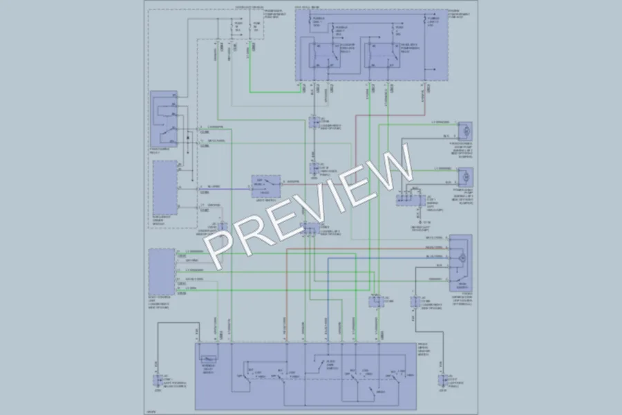 2001 LandRover Discovery Wiper Washer wiring diagram preview