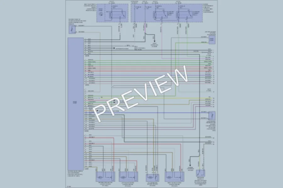 2001 LandRover RangeRover Air Conditioning wiring diagram preview
