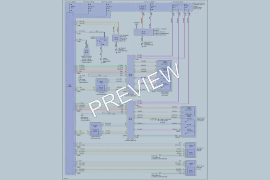 2001 LandRover RangeRover Anti Theft wiring diagram preview