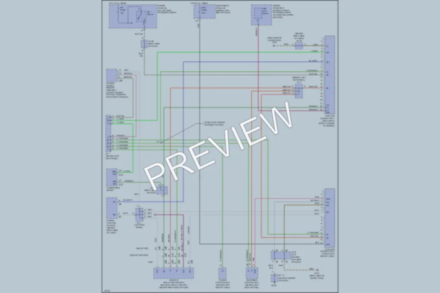 2001 Lexus ES300 Computer Data Lines wiring diagram preview