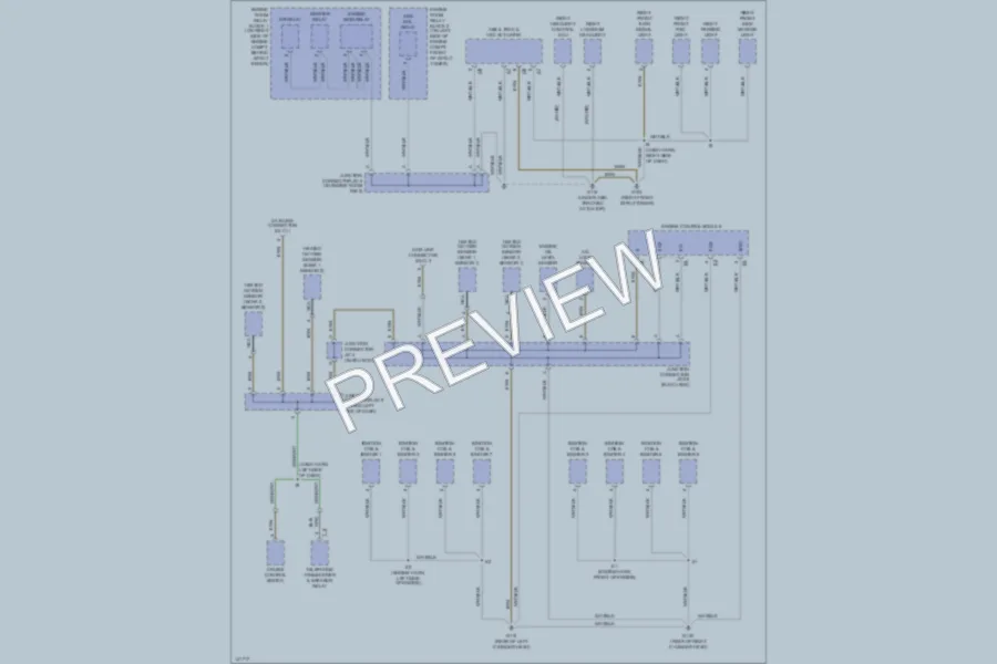 2001 Lexus GS430 Ground Distribution wiring diagram preview